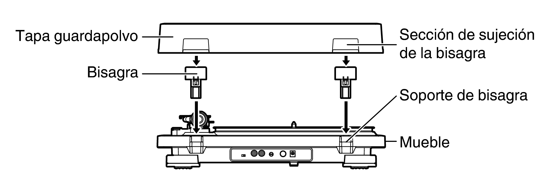 Dust cover DP500BT